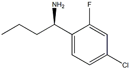 (1R)-1-(4-CHLORO-2-FLUOROPHENYL)BUTYLAMINE 结构式