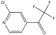 2-CHLORO-4-TRIFLUOROACETYLPYRIDINE 结构式