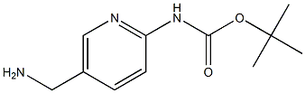 TERT-BUTYL [5-(AMINOMETHYL)PYRIDIN-2-YL]CARBAMATE 结构式