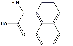 AMINO-(4-METHYL-NAPHTHALEN-1-YL)-ACETIC ACID 结构式