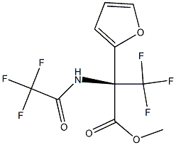 Methyl 3,3,3-trifluoro-2-(2-furyl)-N-(trifluoroacetyl)alaninate 结构式