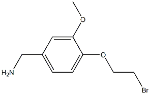 4-(2-BROMO-ETHOXY)-3-METHOXY-BENZYLAMINE 结构式