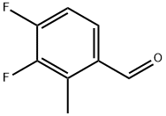 3,4-DIFLUORO-2-METHYLBENZALDEHYDE 结构式