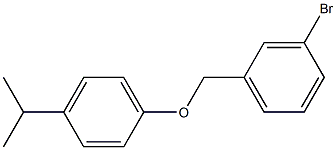 3-Bromobenzyl-(4-isopropylphenyl)ether 结构式