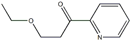 2-(3-ETHOXYPROPIONYL)PYRIDINE 结构式