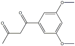 1-(3,5-DIMETHOXY-PHENYL)-BUTANE-1,3-DIONE 结构式