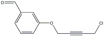 3-(4-CHLORO-BUT-2-YNYLOXY)-BENZALDEHYDE 结构式