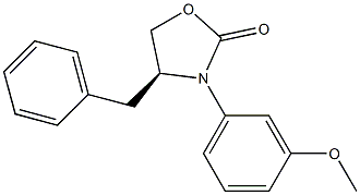 (S)-4-BENZYL-3-(3-METHOXY-PHENYL)OXAZOLIDIN-2-ONE 结构式