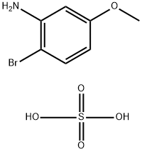 2-BROMO-5-METHOXYANILINE SULPHATE 结构式