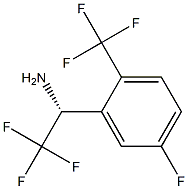(1R)-2,2,2-TRIFLUORO-1-[5-FLUORO-2-(TRIFLUOROMETHYL)PHENYL]ETHYLAMINE 结构式