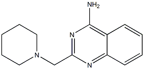 2-(PIPERIDIN-1-YLMETHYL)QUINAZOLIN-4-AMINE 结构式