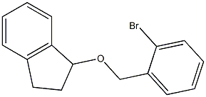 2-BROMOBENZYL-(1-INDANYL)ETHER 结构式