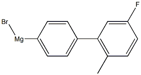 4-(3-FLUORO-6-METHYLPHENYL)PHENYLMAGNESIUM BROMIDE 结构式