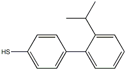 4-(2-ISOPROPYLPHENYL)THIOPHENOL 结构式