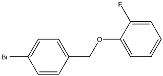 4-BROMOBENZYL-(2-FLUOROPHENYL)ETHER 结构式
