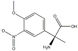 (2S)-2-AMINO-2-(4-METHOXY-3-NITROPHENYL)PROPANOIC ACID 结构式