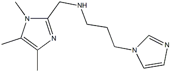 (3-Imidazol-1-yl-propyl)-(1,4,5-trimethyl-1H-imidazol-2-ylmethyl)-amine 结构式