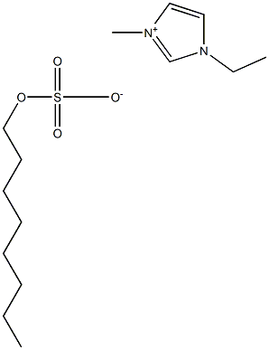 1-ETHYL-3-METHYLIMIDAZOLIUM OCTYLSULFATE 结构式