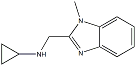 CYCLOPROPYL-(1-METHYL-1H-BENZOIMIDAZOL-2-YLMETHYL)-AMINE 结构式