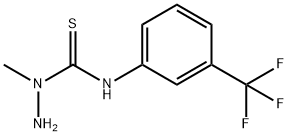 1-甲基-N-(3-(三氟甲基)苯基)肼-1-硫代碳酰胺 结构式