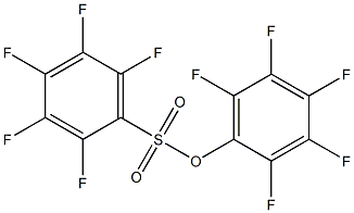 PENTAFLUOROPHENYL 2,3,4,5,6-PENTAFLUORO-BENZENESULFONATE 结构式
