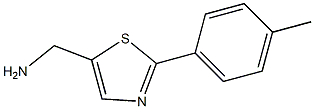 C-(2-P-TOLYL-THIAZOL-5-YL)-METHYLAMINE 结构式