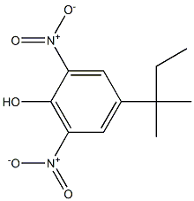 4-TERT-AMYL-2,6-DINITROPHENOL 结构式