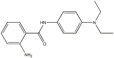 2-AMINO-N-[4-(DIETHYLAMINO)PHENYL]BENZAMIDE 结构式