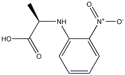 (2R)-2-[(2-NITROPHENYL)AMINO]PROPANOIC ACID 结构式