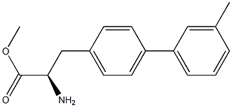METHYL (2R)-2-AMINO-3-[4-(3-METHYLPHENYL)PHENYL]PROPANOATE 结构式