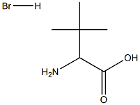 2-AMINO-3,3-DIMETHYLBUTANOIC ACID HYDROBROMIDE 结构式