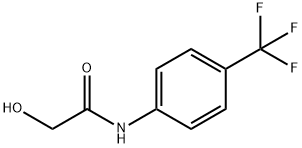 2-羟基-N-[4-(三氟甲基)苯基]醋胺石 结构式