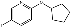2-(环戊氧基)-5-碘吡啶 结构式