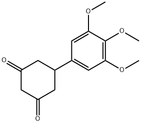 5-(3,4,5-三甲氧苯基)环己烷-1,3-二酮 结构式