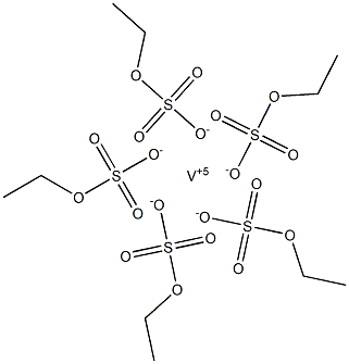 VANADIUM ETHYLSULFATE 结构式