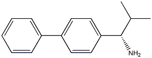 (1S)-2-METHYL-1-(4-PHENYLPHENYL)PROPYLAMINE 结构式