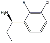 (1R)-1-(3-CHLORO-2-FLUOROPHENYL)PROPYLAMINE 结构式