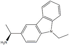 (1S)-1-(9-ETHYLCARBAZOL-3-YL)ETHYLAMINE 结构式