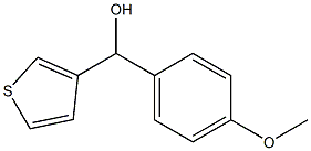 4-METHOXYPHENYL-(3-THIENYL)METHANOL 结构式