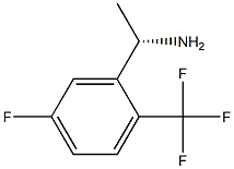 (1S)-1-[5-FLUORO-2-(TRIFLUOROMETHYL)PHENYL]ETHYLAMINE 结构式