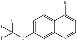 4-溴-7-(三氟甲氧基)喹啉 结构式