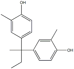 2,2-BIS(4-HYDROXY-3-METHYLPHENYL)BUTANE 结构式