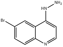 6-BROMO-4-HYDRAZINOQUINOLINE 结构式