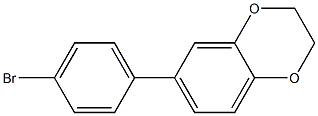 4-BROMO-3',4'-(ETHYLENEDIOXY)BIPHENYL 结构式