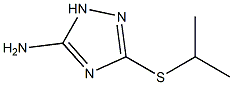 3-(ISOPROPYLTHIO)-1H-1,2,4-TRIAZOL-5-AMINE 结构式