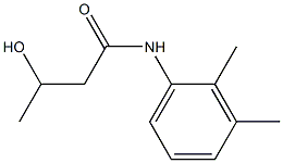 N-(2,3-DIMETHYLPHENYL)-3-HYDROXYBUTANAMIDE 结构式