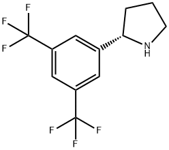 (2S)-2-[3,5-BIS(TRIFLUOROMETHYL)PHENYL]PYRROLIDINE