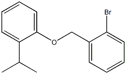 2-BROMOBENZYL-(2-ISOPROPYLPHENYL)ETHER 结构式