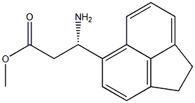 METHYL (3S)-3-ACENAPHTHEN-5-YL-3-AMINOPROPANOATE 结构式