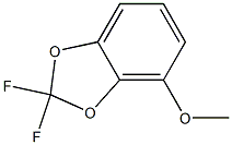 4-METHOXY-2,2-DIFLUORO-1,3-BENZODIOXOLE 结构式